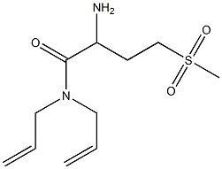 N,N-diallyl-2-amino-4-(methylsulfonyl)butanamide Structure