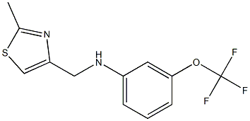  N-[(2-methyl-1,3-thiazol-4-yl)methyl]-3-(trifluoromethoxy)aniline