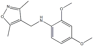  N-[(3,5-dimethyl-1,2-oxazol-4-yl)methyl]-2,4-dimethoxyaniline