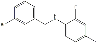  N-[(3-bromophenyl)methyl]-2-fluoro-4-methylaniline