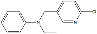 N-[(6-chloropyridin-3-yl)methyl]-N-ethylaniline Struktur