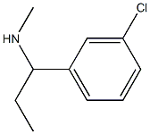 N-[1-(3-chlorophenyl)propyl]-N-methylamine