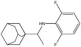 N-[1-(adamantan-1-yl)ethyl]-2,6-difluoroaniline Structure