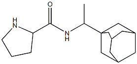 N-[1-(adamantan-1-yl)ethyl]pyrrolidine-2-carboxamide Structure
