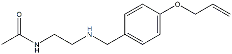  N-[2-({[4-(prop-2-en-1-yloxy)phenyl]methyl}amino)ethyl]acetamide