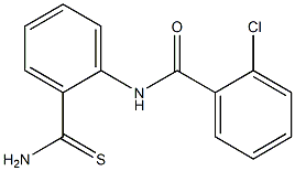 N-[2-(aminocarbonothioyl)phenyl]-2-chlorobenzamide