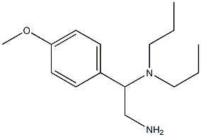 N-[2-amino-1-(4-methoxyphenyl)ethyl]-N,N-dipropylamine