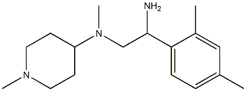 N-[2-amino-2-(2,4-dimethylphenyl)ethyl]-N-methyl-N-(1-methylpiperidin-4-yl)amine