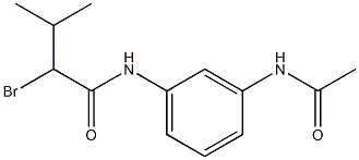 N-[3-(acetylamino)phenyl]-2-bromo-3-methylbutanamide