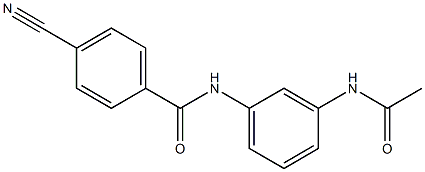 N-[3-(acetylamino)phenyl]-4-cyanobenzamide