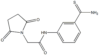 N-[3-(aminocarbonothioyl)phenyl]-2-(2,5-dioxopyrrolidin-1-yl)acetamide