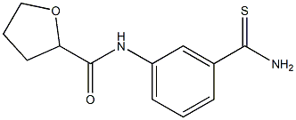 N-[3-(aminocarbonothioyl)phenyl]tetrahydrofuran-2-carboxamide
