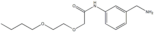 N-[3-(aminomethyl)phenyl]-2-(2-butoxyethoxy)acetamide
