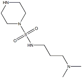 N-[3-(dimethylamino)propyl]piperazine-1-sulfonamide Structure