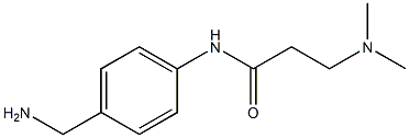 N-[4-(aminomethyl)phenyl]-3-(dimethylamino)propanamide