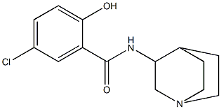  N-{1-azabicyclo[2.2.2]octan-3-yl}-5-chloro-2-hydroxybenzamide