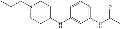  N-{3-[(1-propylpiperidin-4-yl)amino]phenyl}acetamide
