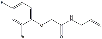  N-allyl-2-(2-bromo-4-fluorophenoxy)acetamide