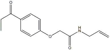 N-allyl-2-(4-propionylphenoxy)acetamide