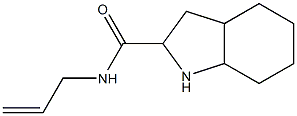 N-allyloctahydro-1H-indole-2-carboxamide 化学構造式