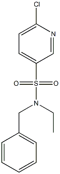 N-benzyl-6-chloro-N-ethylpyridine-3-sulfonamide