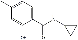 N-cyclopropyl-2-hydroxy-4-methylbenzamide Structure
