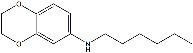  N-hexyl-2,3-dihydro-1,4-benzodioxin-6-amine