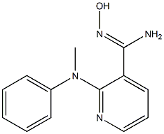  N'-hydroxy-2-[methyl(phenyl)amino]pyridine-3-carboximidamide