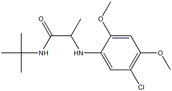  N-tert-butyl-2-[(5-chloro-2,4-dimethoxyphenyl)amino]propanamide