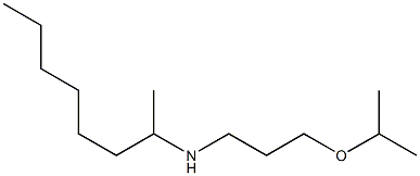 octan-2-yl[3-(propan-2-yloxy)propyl]amine Struktur