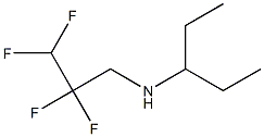 pentan-3-yl(2,2,3,3-tetrafluoropropyl)amine Struktur