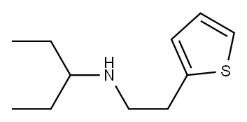 pentan-3-yl[2-(thiophen-2-yl)ethyl]amine Struktur