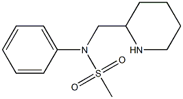 phenyl-N-(piperidin-2-ylmethyl)methanesulfonamide