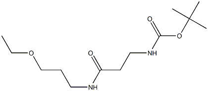 tert-butyl 3-[(3-ethoxypropyl)amino]-3-oxopropylcarbamate