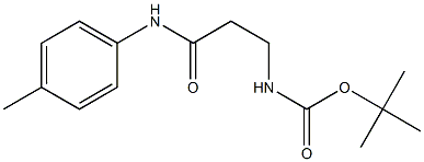  tert-butyl 3-[(4-methylphenyl)amino]-3-oxopropylcarbamate