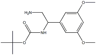 tert-butyl N-[2-amino-1-(3,5-dimethoxyphenyl)ethyl]carbamate