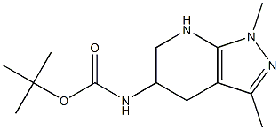 tert-butyl N-{1,3-dimethyl-1H,4H,5H,6H,7H-pyrazolo[3,4-b]pyridin-5-yl}carbamate