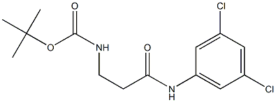 tert-butyl N-{2-[(3,5-dichlorophenyl)carbamoyl]ethyl}carbamate