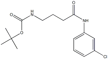  tert-butyl N-{3-[(3-chlorophenyl)carbamoyl]propyl}carbamate