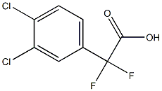 (3,4-Dichlorophenyl)-difluoroacetic acid Struktur