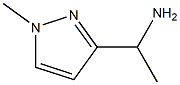 1-(1-Methyl-1H-pyrazol-3-yl)ethylamine Structure
