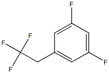 3,5-Difluoro-1-(2,2,2-trifluoroethyl)benzene 化学構造式