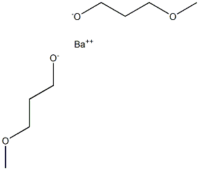 BARIUM II METHOXYPROPOXIDE, 25% in methoxypropanol Structure