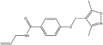 Benzamide,  4-[(3,5-dimethyl-4-isoxazolyl)methoxy]-N-2-propen-1-yl-