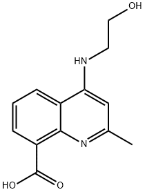 8-Quinolinecarboxylic  acid,  4-[(2-hydroxyethyl)amino]-2-methyl-|