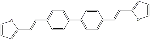 4,4'-Bis[2-(2-furanyl)vinyl]-1,1'-biphenyl Structure