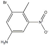 3-bromo-4-methyl-5-nitroaniline 结构式