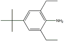 4-tert-butyl-2,6-diethylphenylamine Structure