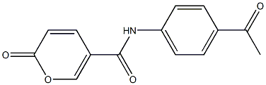 N-(4-acetylphenyl)-2-oxo-2H-pyran-5-carboxamide