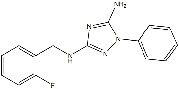 N-(5-amino-1-phenyl-1H-1,2,4-triazol-3-yl)-N-(2-fluorobenzyl)amine